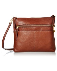 Bolso Cruzado de Cuero Genuino Marrón para Mujer, Bolso de Hombro con Múltiples Bolsillos, Correa Ajustable, Cierre de Cremallera, Ligero, Resistente al Agua - Product Image 1