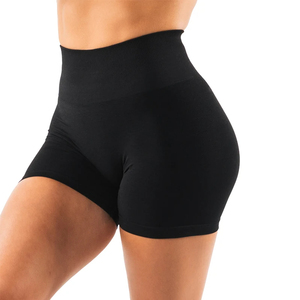 Pantalones cortos de Ciclismo de cintura alta para mujer, leggings cortos para yoga y gimnasio, ropa deportiva de verano, éxito de ventas con logotipo personalizado - Product Image 2