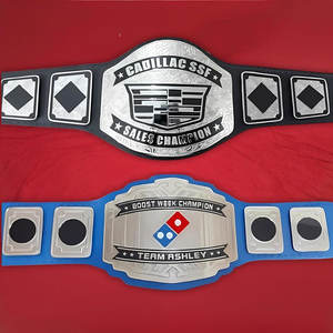 Cinturón de campeonato Cinturón DE LUCHA personalizable Placas de latón de 2mm completamente personalizadas Negro Blanco Marrón Naranja Azul Amarillo Púrpura - Product Image 3