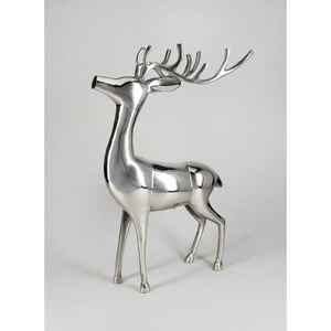 Sculpture de renne en laiton faite à la main pour la décoration de Noël de table-Design moderne Inde - Product Image 2