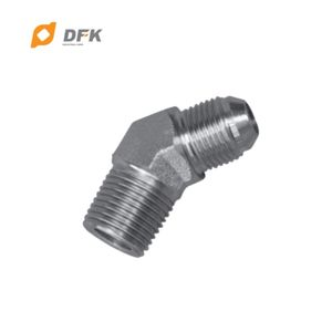 Codo de Acero de 45 Grados, Macho, DFK BSPT JIC 37, 1 Pieza - Product Image 2