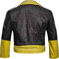 Chaqueta clásica de cuero genuino para hombre con cierre de cremallera prendas de vestir exteriores de moda para ropa de hombre elegante hecha a medida
