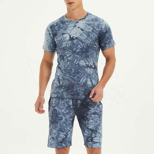 ชุดกางเกงขาสั้นแขนสั้นสำหรับผู้ชายชุดใส่ในฤดูร้อนชุดเสื้อผ้าระบายอากาศขนาดใหญ่พิเศษพิมพ์โลโก้ได้ตามต้องการ - Product Image 2