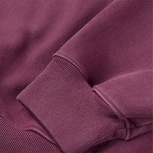 Sweat-shirt à col rond surdimensionné en molleton marron pour homme, pull à manches longues, streetwear d'hiver décontracté - Product Image 4