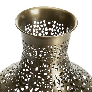 Florero de Metal dorado claro exclusivo y asequible, diseño de mesa para decoración del hogar y ocasiones de boda, decoración de Navidad 2025 - Product Image 3