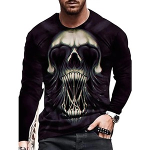 Camiseta de Manga Larga para Hombre al por Mayor, de Alta Calidad, Tela de Poliéster, Cuello Redondo, Ropa Deportiva Casual, Logotipo Personalizado - Product Image 4