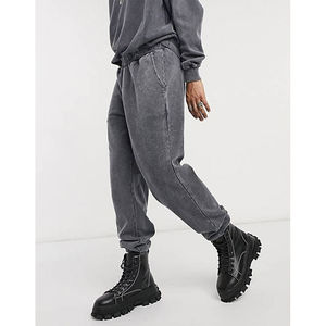 Chándal personalizado, chándal de verano, lavado ácido, conjunto de dos piezas, serigrafía, camiseta recortada y pantalones cortos, conjunto para hombre - Product Image 1