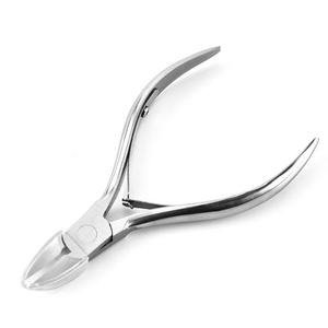 Pince à cuticules professionnelle en acier inoxydable à mâchoires pointues, instrument manuel pour usage hospitalier/chirurgical, certifié CE, garantie 2 ans - Product Image 1