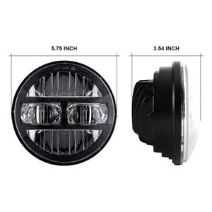 Harley Sportster <span class=keywords><strong>883</strong></span>เหล็ก1200 Honda vtx 1800 1300อุปกรณ์เสริมรถจักรยานยนต์5.75นิ้วไฟหน้า LED H4โปรเจคเตอร์ - Product Image 2