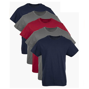 Camisetas Lisas de Alta Calidad para Hombre, Tallas Grandes, con Impresión de Logotipo Personalizado en la Parte Delantera, 100% Algodón, Talla Grande - Product Image 6