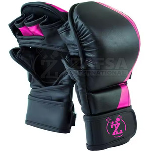 Gants de boxe hybrides en cuir personnalisables élégants nouveau style pour hommes en solde - Product Image 1