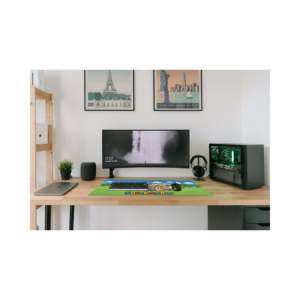 แผ่นรองเมาส์ Super Mario XL พิมพ์โลโก้ตามสั่ง รูปทรงสี่เหลี่ยม กันน้ำ หนา 3 มม. รองรับการชาร์จไร้สาย พร้อมระบบทำความร้อน สำหรับคอมพิวเตอร์ - Product Image 4