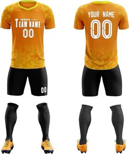 Uniforme de Fútbol Personalizado de Verano, Fabricado en Fábrica, con Manga Corta Transpirable y Logotipo Frontal, MOQ Bajo, Conjunto Deportivo - Product Image 1
