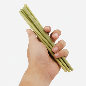 Pailles en herbe biodégradables à 100 %, écologiques, jetables, personnalisées, emballées individuellement, pailles à boire organiques en provenance du Vietnam - Product Image 2