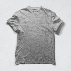 เสื้อยืดเจอร์ซีย์ผ้าฝ้าย 100% ระบายอากาศได้ดี ดีไซน์เรียบ สำหรับสกรีนลาย - Product Image 1