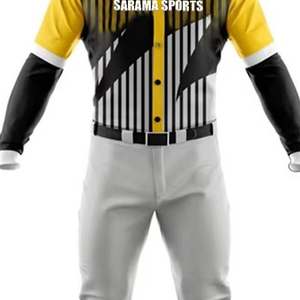 Precio al por mayor Camisetas de béisbol Pantalones Ropa de béisbol Fabricante Personalizado Nuevo diseño Transpirable Uniforme de béisbol - Product Image 5