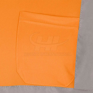 Camisetas de Trabajo para Hombre, Reflectantes, de Alta Visibilidad, para Trabajo Diurno y Nocturno, Seguridad en la Construcción - Product Image 6