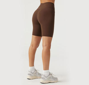 Collants marron taille haute extensibles unisexe pour le sport, le yoga, la course à pied, compression, coutures invisibles, grandes tailles - Product Image 3
