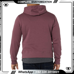 Sweats à capuche personnalisés de haute qualité pour hommes Sweatshirt à capuche unisexe Logo personnalisé Sweats à capuche unis pour hommes - Product Image 5