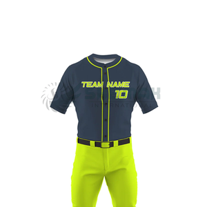 Klassisches Baseball-Uniform-Set mit moderner Passform und leichtem Stoff zur Verbesserung der Flexibilität und des Komforts der Spieler geschwindigkeit - Product Image 4