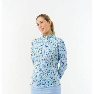 Sérigraphie brodée personnalisée Golf à manches longues pour polos Protection solaire tricotée et respirante pour femmes pour le golf d'affaires - Product Image 2