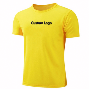 เสื้อยืดลายนูนสำหรับผู้ชายเสื้อยืดสีทึบสำหรับผู้ชายผ้าฝ้าย100% แบบสั่งทำสีทึบ - Product Image 2