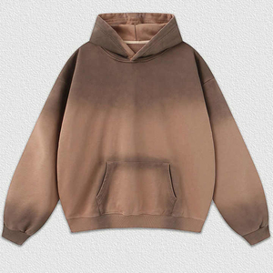 Sweats à capuche en coton pour hommes, surdimensionnés et lourds, surdimensionnés, avec logo, 100% coton, sweat-shirt à capuche - Product Image 6