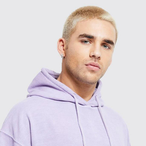 Sudadera con capucha con forro polar de gran tamaño Vintage para hombre Sudadera con capucha lavada en blanco de invierno de peso pesado con logotipo personalizable de bolsillo en venta - Product Image 5