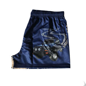 Short de football en polyester 100% avec logo personnalisé sublimé de qualité supérieure Short de rugby unisexe de couleur unie pour homme et adulte - Product Image 3