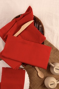 100% ensemble de serviettes en satin de coton à séchage rapide serviette en lin solide blanc tissé pour la maison hôtels restaurants utilisation durable de la cuisine - Product Image 3