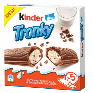 Chocolat en vrac, barres de chocolat Ferrero Kinder Tronky, 3 paquets, 3x5 barres, 90g, pour la vente en gros, export, prix bas - Product Image 5