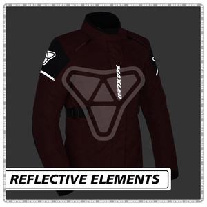 Veste de moto unisexe légère CE niveau 2 Protection imperméable respirant réversible été/hiver veste d'équitation courte - Product Image 3