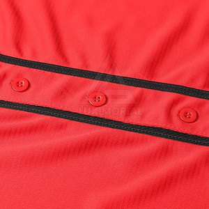 Venta Directa de Fábrica, Jersey de Béisbol Transpirable de Secado Rápido, Manga Corta, Nuevo Estilo, Ropa Deportiva para Hombre, 100% Poliéster - Product Image 6
