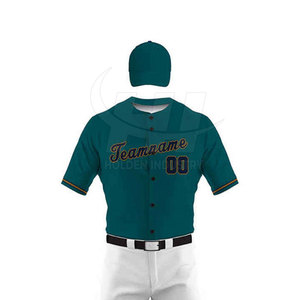 Uniforme de Béisbol de Nuevo Estilo, Tejido de Fácil Cuidado, Uniforme de Béisbol para el Campo, Hecho en Pakistán - Product Image 5