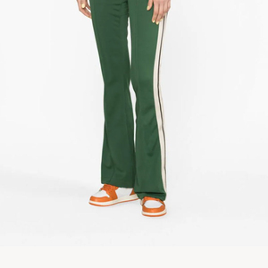 2025 Latest Design Custom Logo Design Women Flared Pant Premium Quality <b>Material</b> Made Women Fleece Flared Trousers - Product Image 4