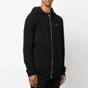 Sudadera con capucha con cremallera de cara completa para exteriores de tamaño adulto, uso en invierno, alta calidad, personalizada, teñida lisa, ajuste de gran tamaño, transpirable, secado rápido - Product Image 5