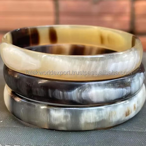 กำไลข้อมือรูปเขาวัวพิเศษทนทานและทันสมัยกำไลเขาควายสำหรับเครื่องประดับแฟชั่นของผู้หญิง - Product Image 1