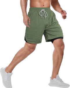 กางเกงว่ายน้ำแบบ2 in 1สำหรับผู้ชายกางเกงวิ่งออกกำลังกายกางเกงเดินชายหาดกางเกงเดินสบายงานตามสั่ง - Product Image 3