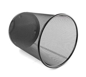 Cubos de basura de metal perforados hechos a mano de acero inoxidable 100% para habitación de invitados Cubo de basura de alta venta - Product Image 3