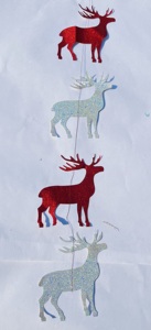 Increíble árbol de papel de decoración navideña colgante con adornos colgantes para decoración de fiesta adornos de papel de Navidad hechos a mano - Product Image 2