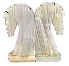 Porte-livres en marbre de qualité supérieure, élégants et robustes, pour la maison ou le bureau, décoratifs, design moderne et élégant, cadeaux - Product Image 5