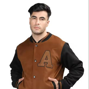 Chaqueta Varsity de Invierno para Hombre, Calidad Premium, Logotipo Personalizado Bordado, Transpirable, Ecológica, Cierre Doble Rápido - Product Image 1