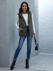 Chaleco acolchado sin mangas hecho a medida, chaqueta de burbujas acolchada de alta calidad, ropa de mujer 2025, chaqueta hecha en Pakistán - Product Image 4