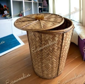 Maceta de ratán de calidad superior, cesta grande de hierba marina tejida a mano, cesta para jardín, hogar, interior, exterior, maceta - Product Image 6