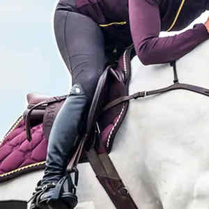 Tapis de selle d'équitation équestre doux en coton Logo personnalisé Tapis de selle de cheval équestre - Product Image 3