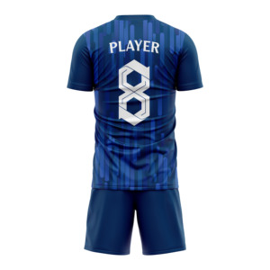 ชุดฟุตบอลคอกลมผู้ชาย คุณภาพสูง 100% โพลีเอสเตอร์ ระบายอากาศได้ดี น้ำหนักเบา ปรับแต่งได้ สไตล์ใหม่ ขายส่ง ราคาพิเศษ - Product Image 2