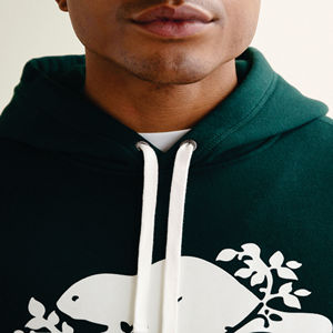 Alta calidad 500 Gsm algodón grueso en blanco liso peso pesado sudaderas con capucha de gran tamaño sin cuerda Unisex logotipo personalizado de talla grande sudaderas con capucha para hombre - Product Image 6