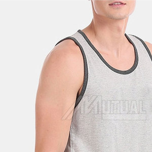 Camiseta sin mangas de malla transpirable para hombre, chaleco de entrenamiento de secado rápido para gimnasio, nueva camiseta de entrenamiento sin mangas en stock - Product Image 5