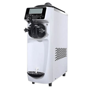 Certified 7 Flavor Countertop Soft Serve <b>Ice</b> Cream <b>Machine</b> with Transparent Dispenser For Sale - Product Image 3