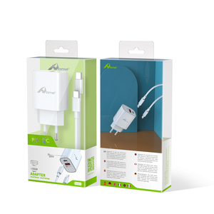 Adaptateur PD 20W Type-C TC-135-C blanc prise UK charge rapide 500W 25A sortie 20V écouteurs pour usage industriel - Product Image 1
